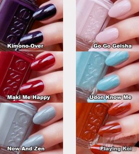 Новые оттенки лака для ногтей Essie коллекция