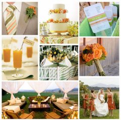 Оранжевая свадьба или свадьба в оранжевом цвете фото 1