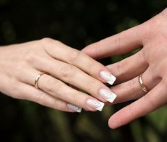 Свадебные ногти фото
